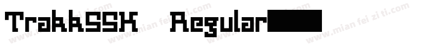 TrakkSSK Regular字体转换